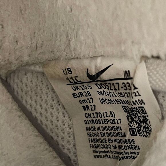 Nike blazer green little girl shoe size 11C - Picture 7 of 9